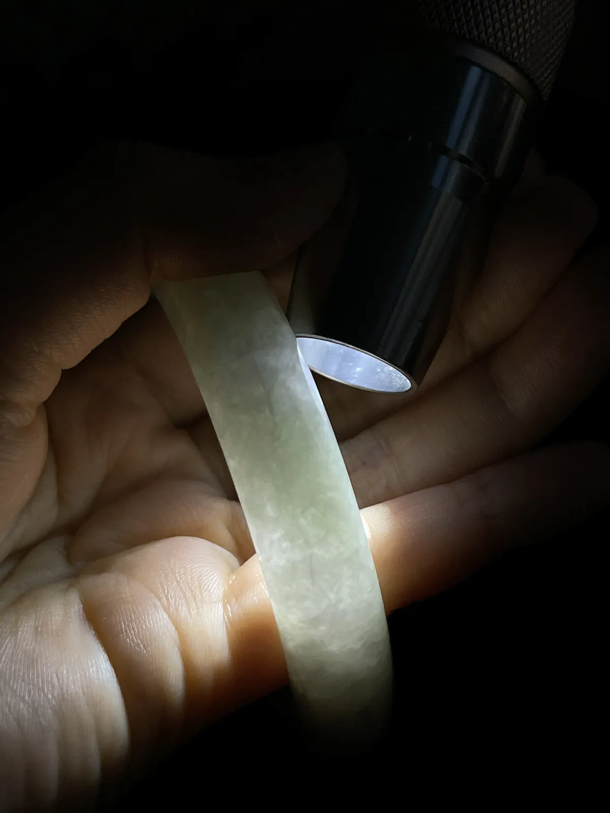 正圈57.7圈口，翡翠手镯