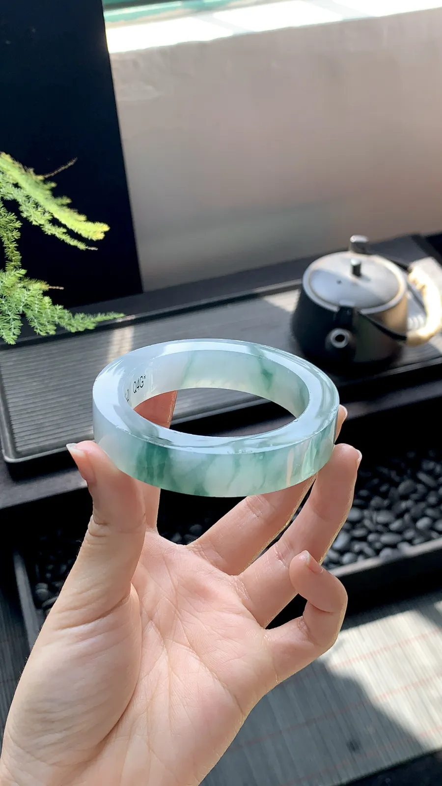 【冰飘花镯胚】有瑕疵