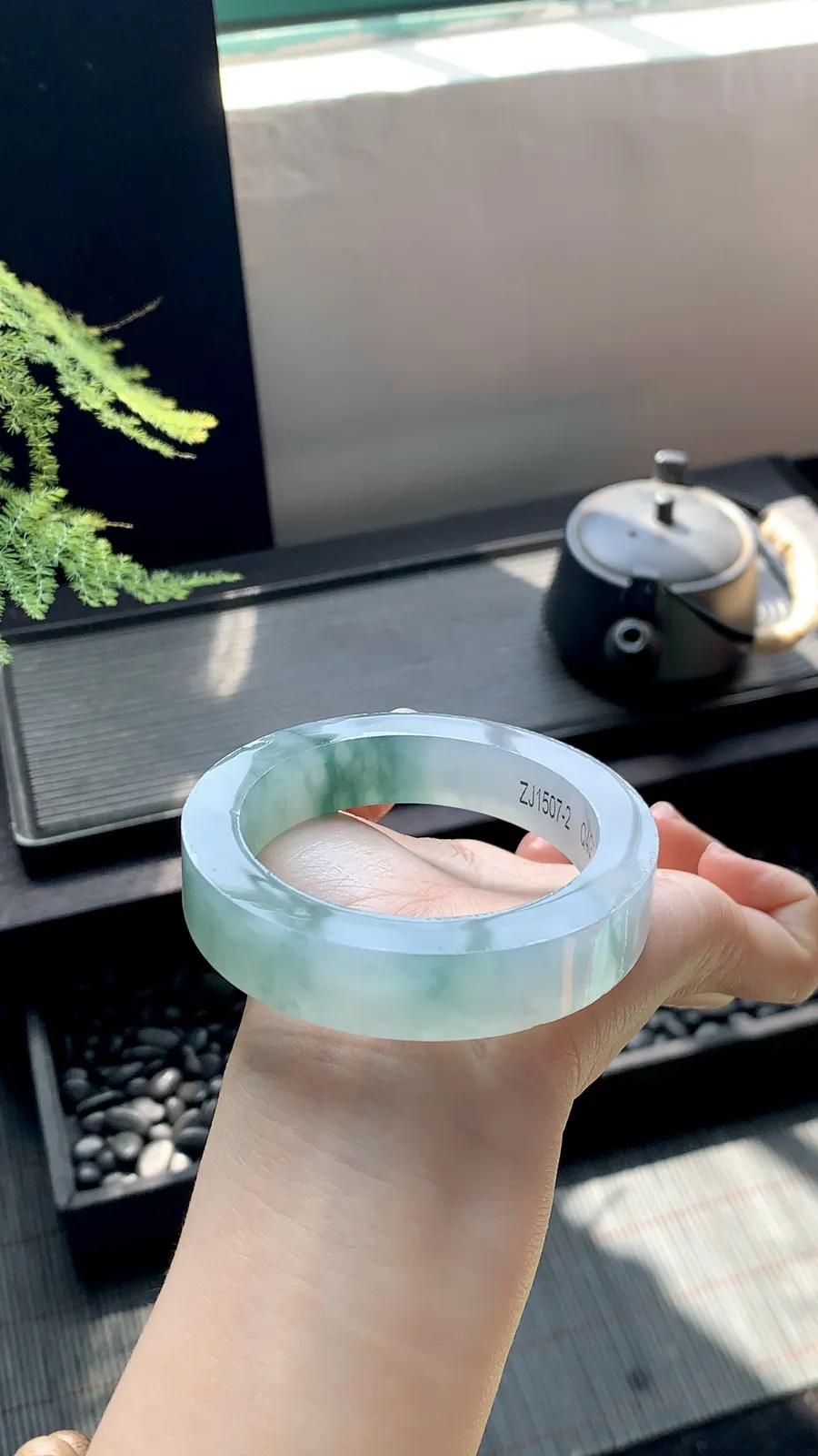 【冰飘花镯胚】有瑕疵