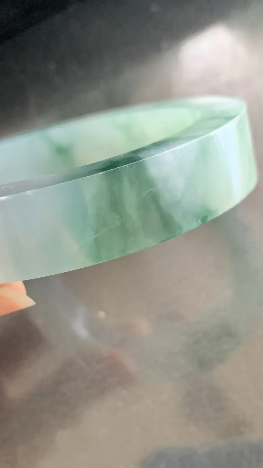 【冰飘花镯胚】有瑕疵