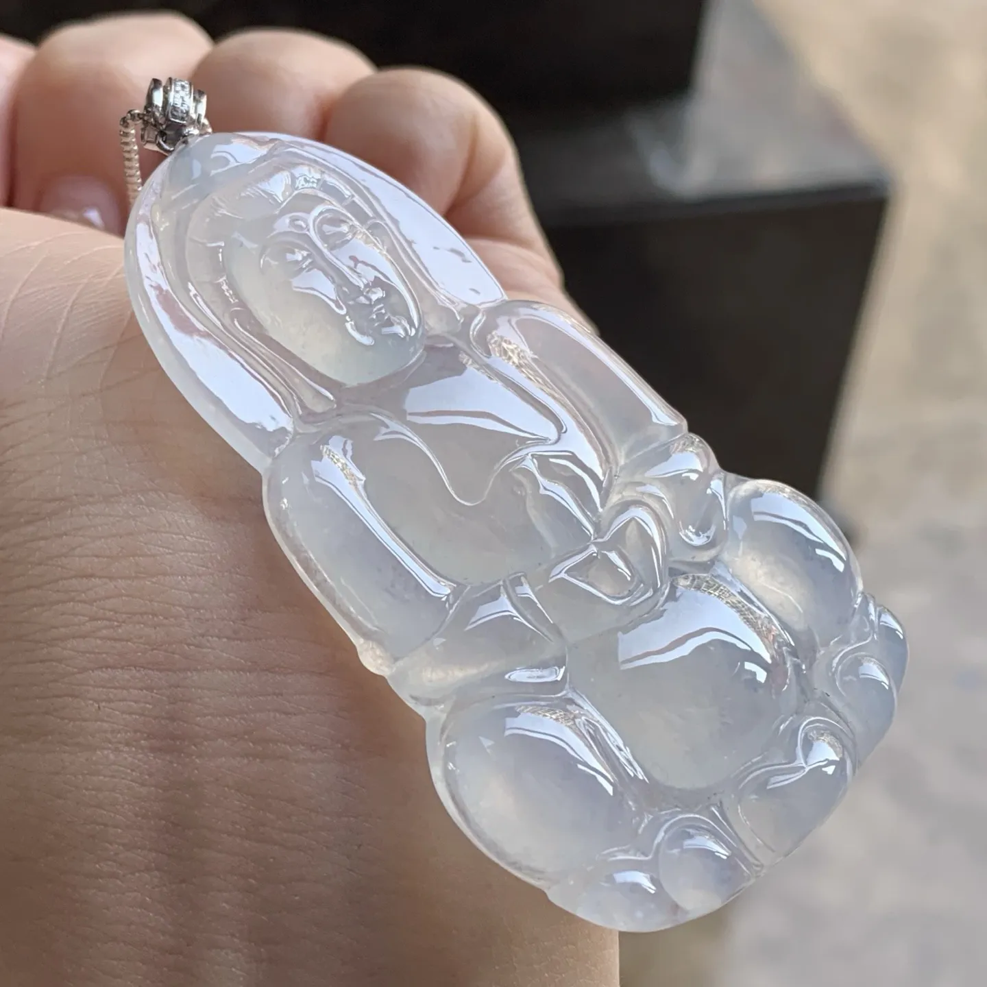 冰种观音
佩戴大气～