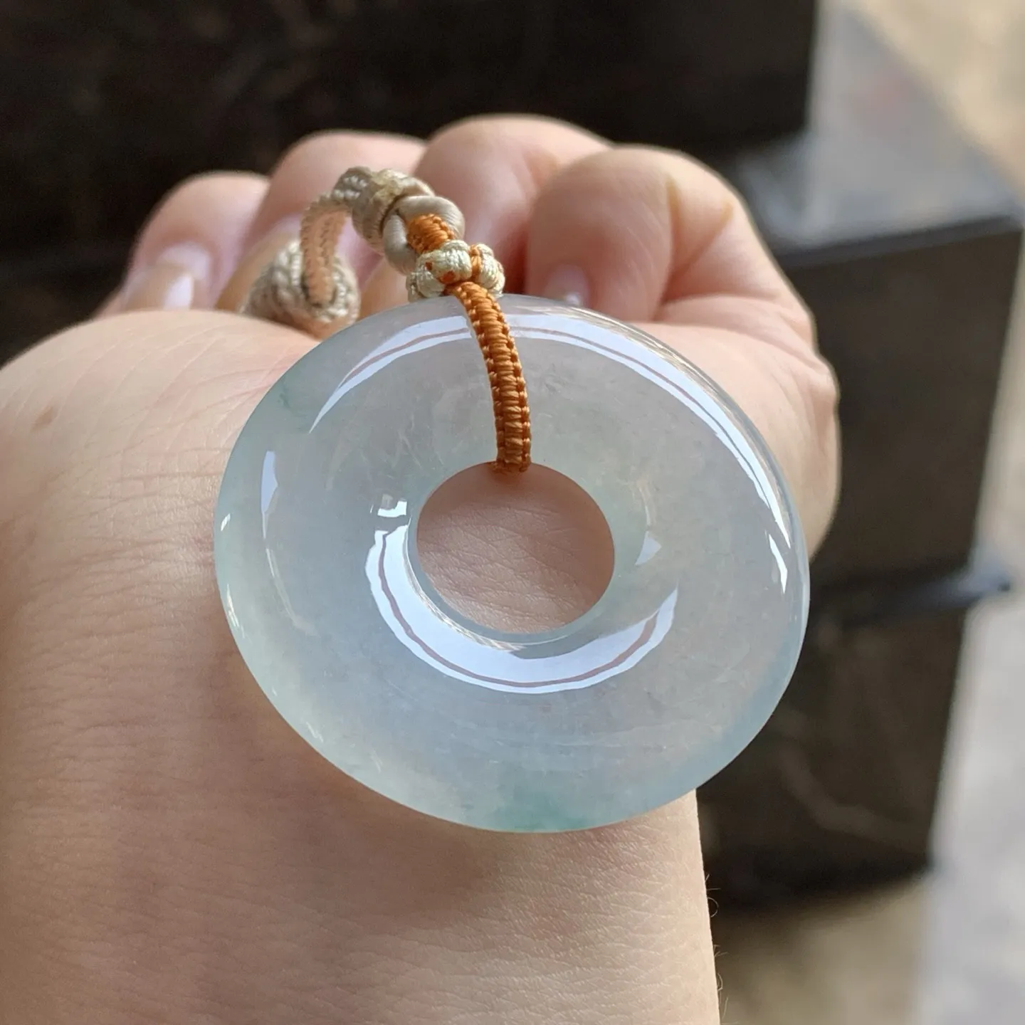 冰平安扣
 佩戴大气 复古