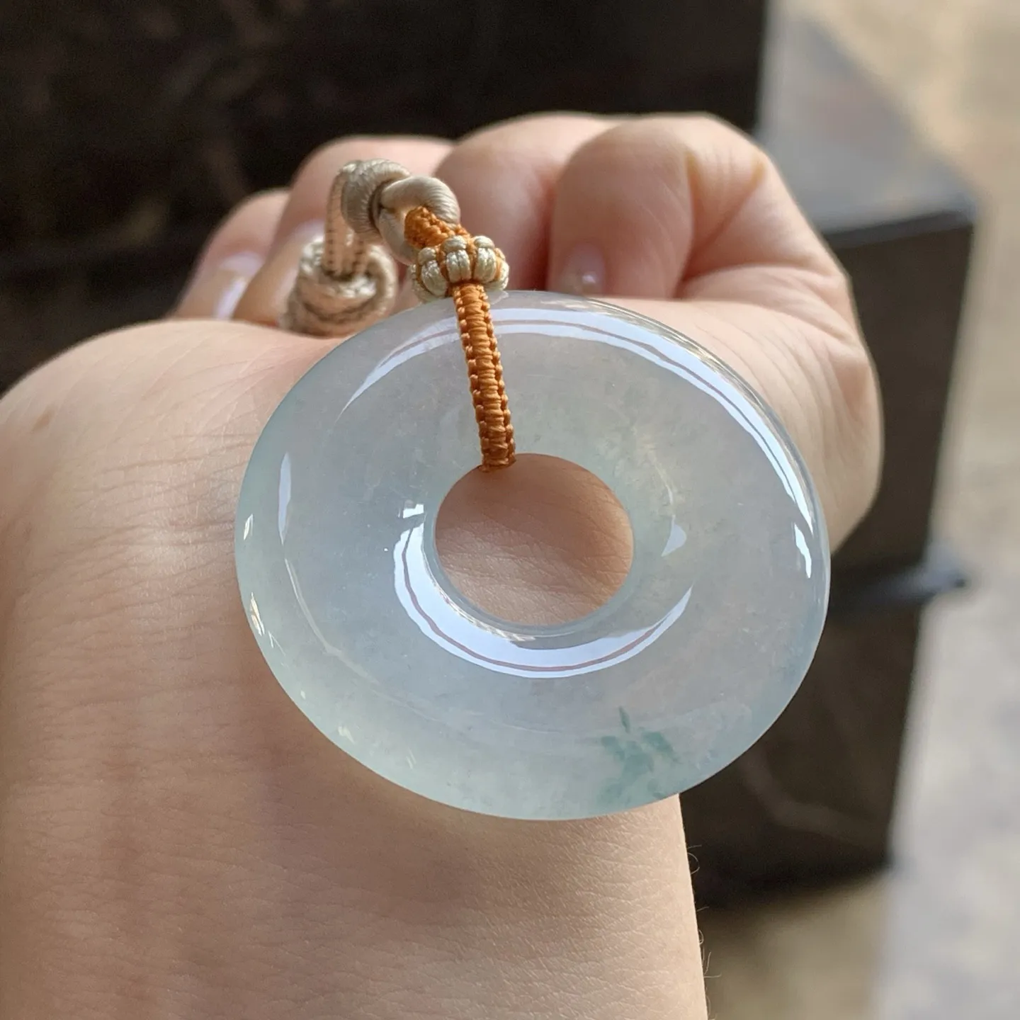 冰平安扣
 佩戴大气 复古