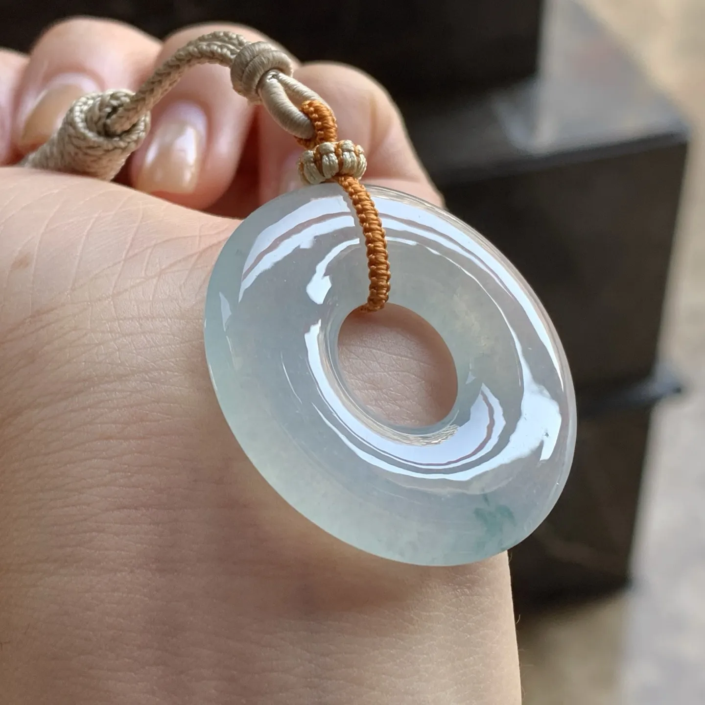 冰平安扣
 佩戴大气 复古