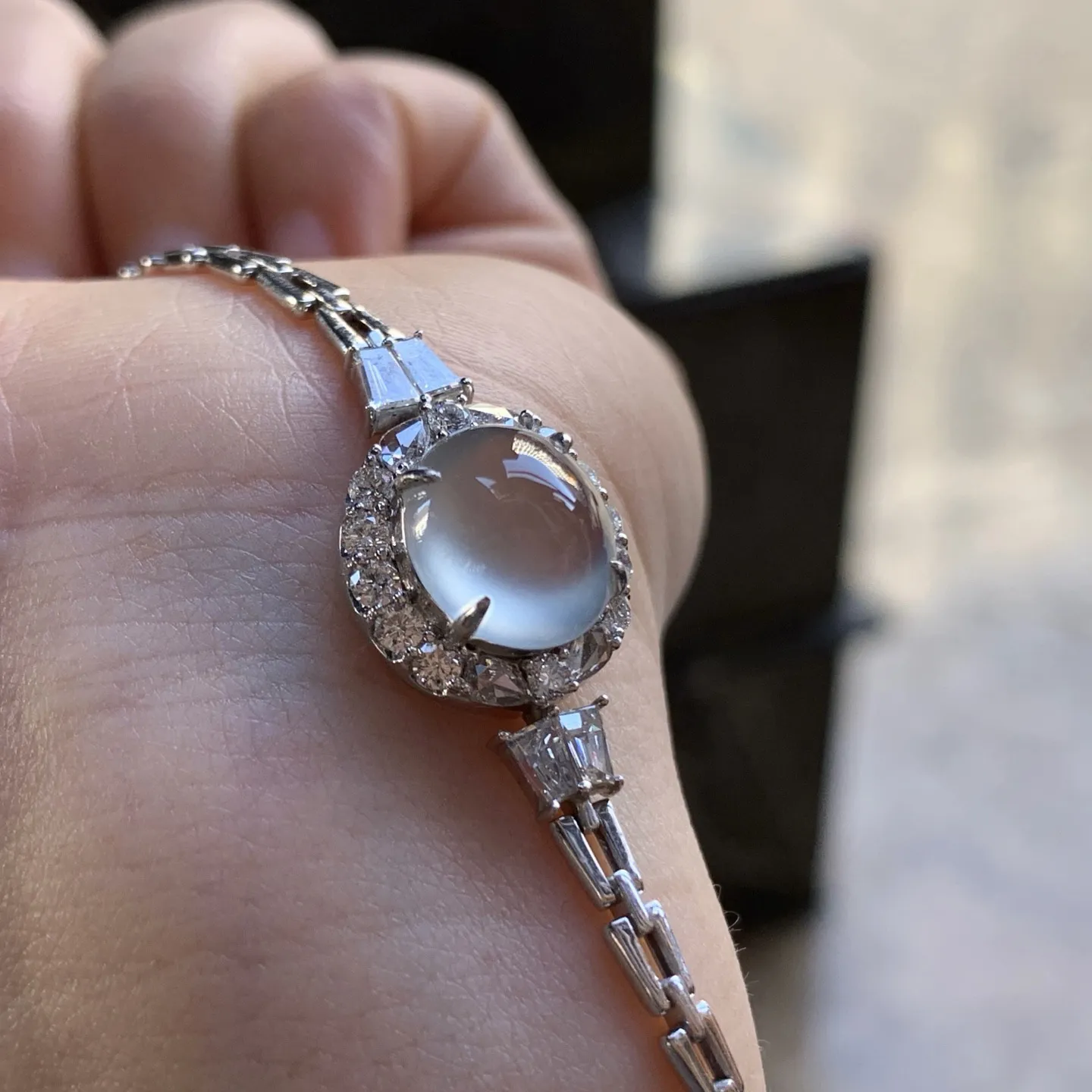 白冰手链
 实物漂亮