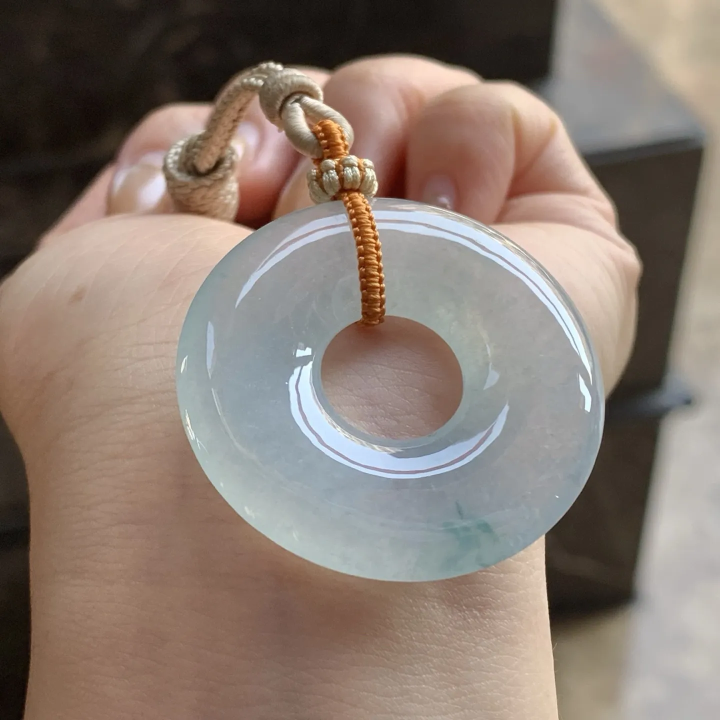 冰平安扣
 佩戴大气 复古