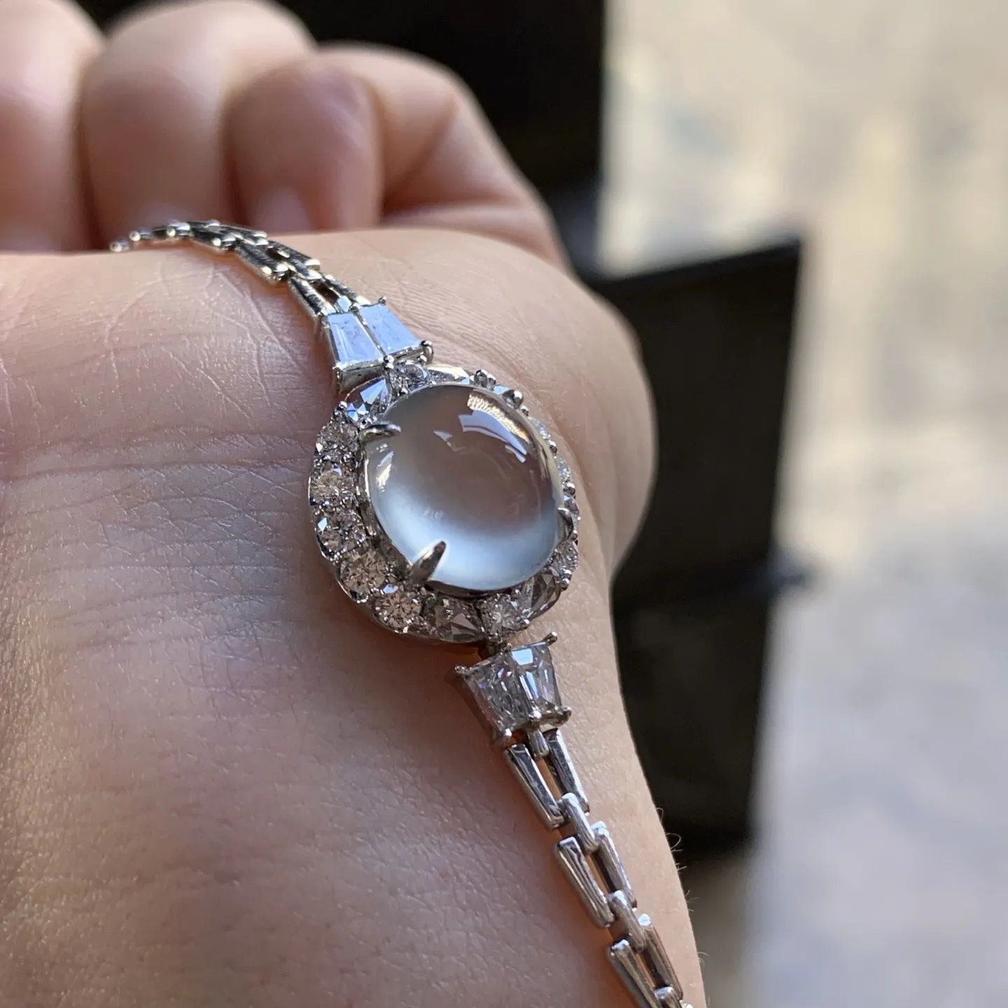 白冰手链
 实物漂亮