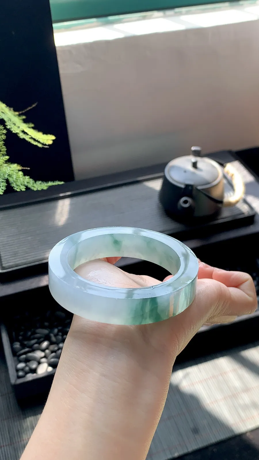 【冰飘花镯胚】有瑕疵