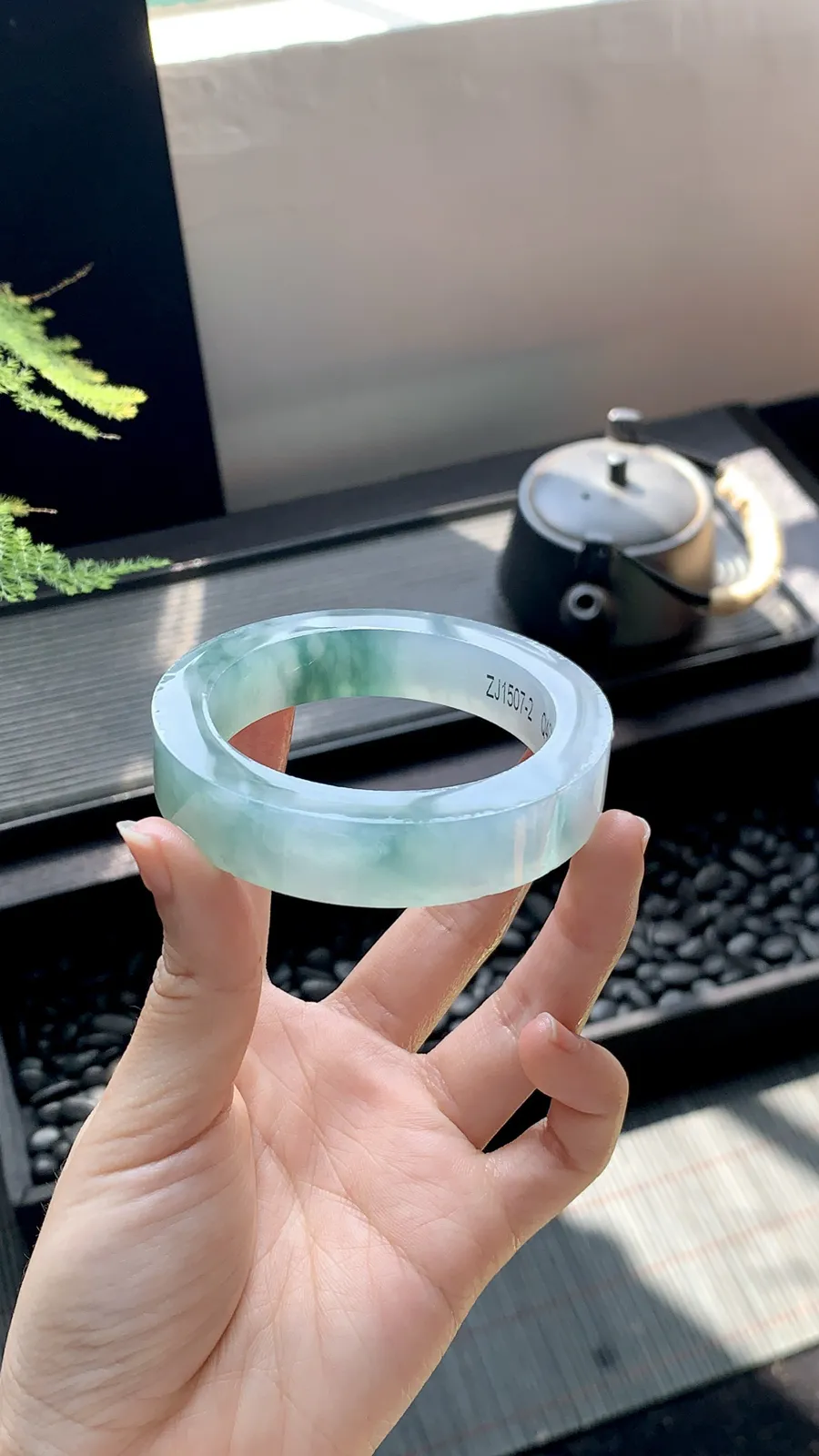 【冰飘花镯胚】有瑕疵