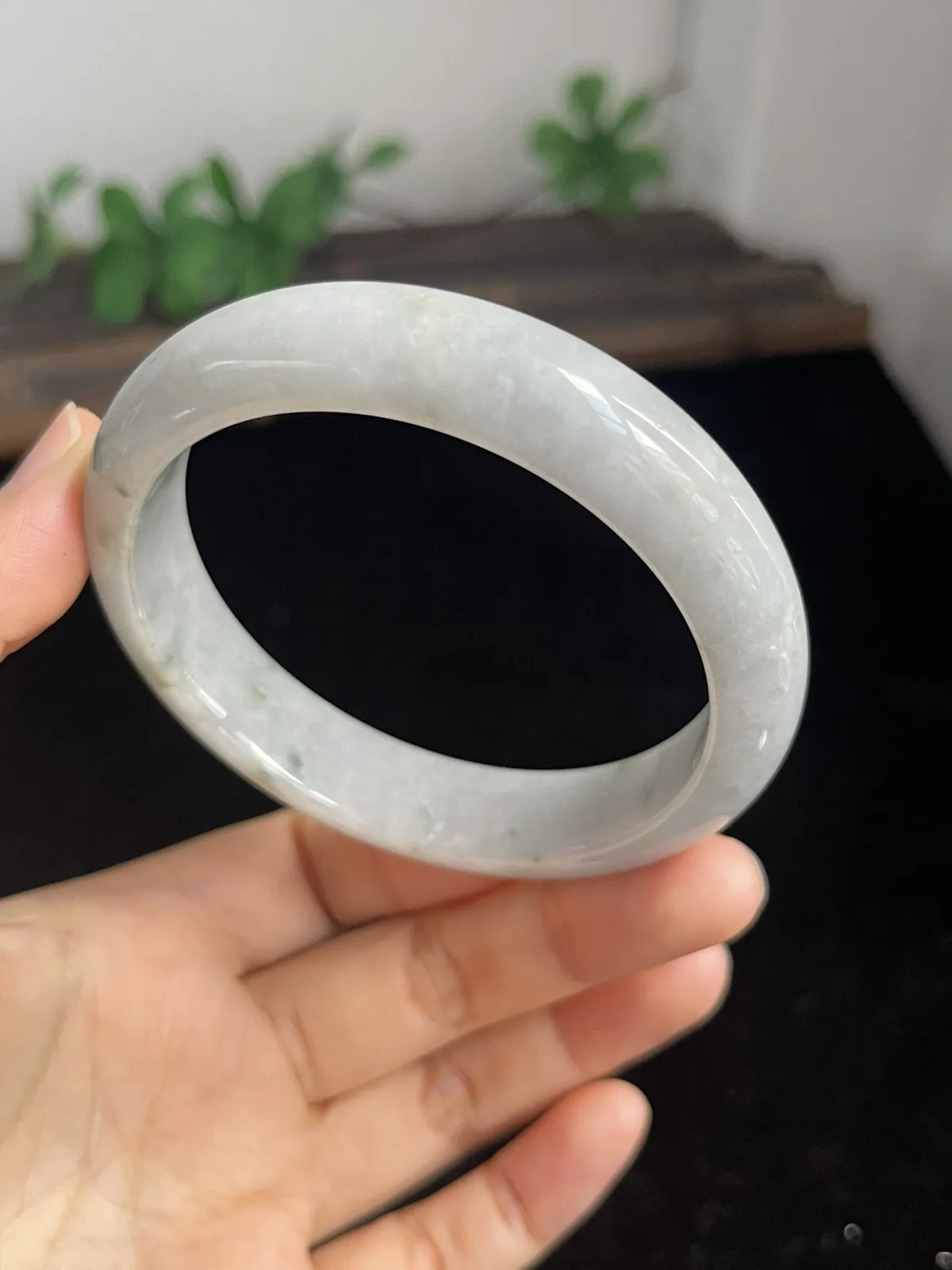 正圈58.7圈口，翡翠手镯