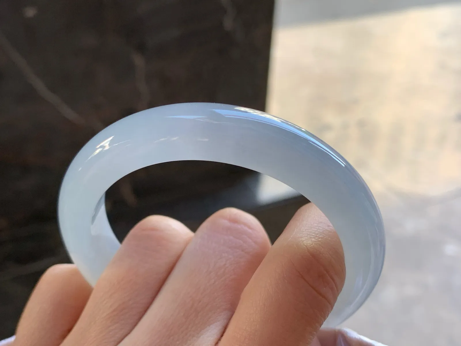 57-12.2-8.6

冰种手镯^_^清新 冰透