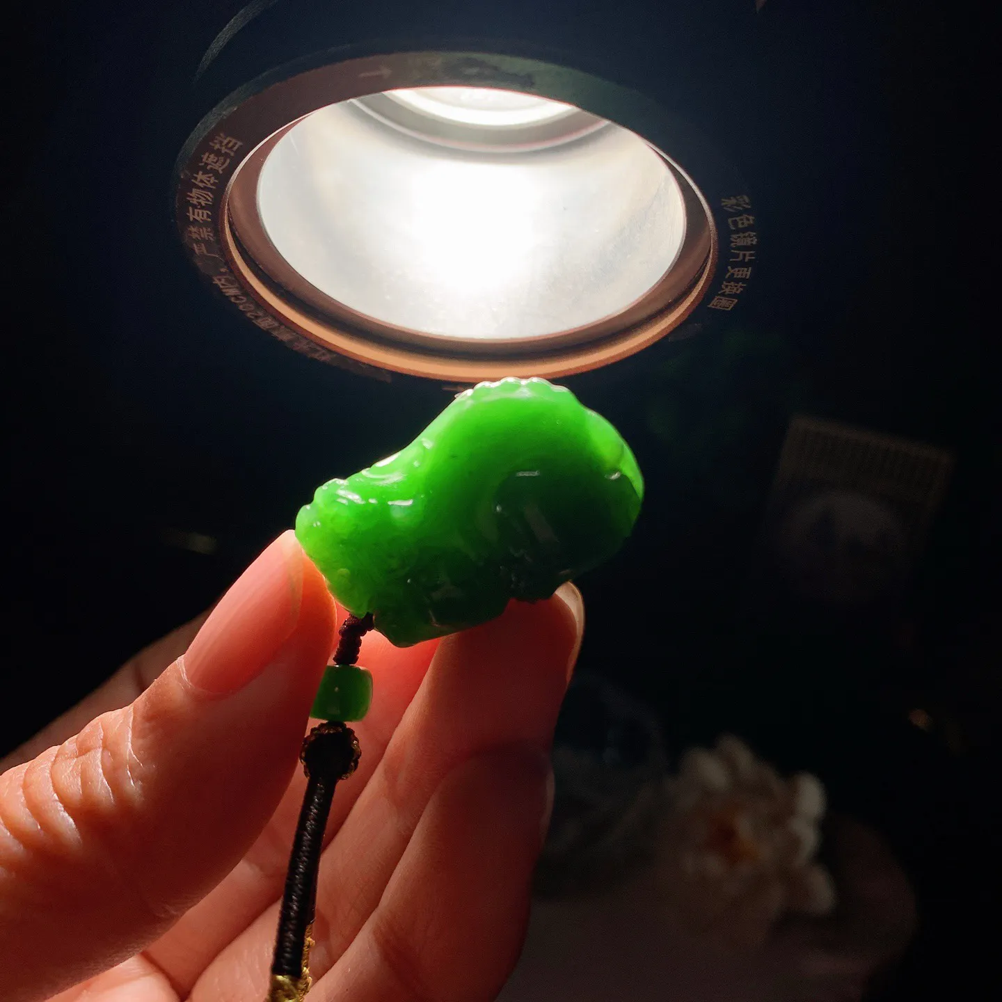 和田玉阳绿俄罗斯碧玉招财进宝貔貅挂件 尺寸28/19/16重16克。玉质细腻油润。手推出油。佩戴高端典雅。lt260204