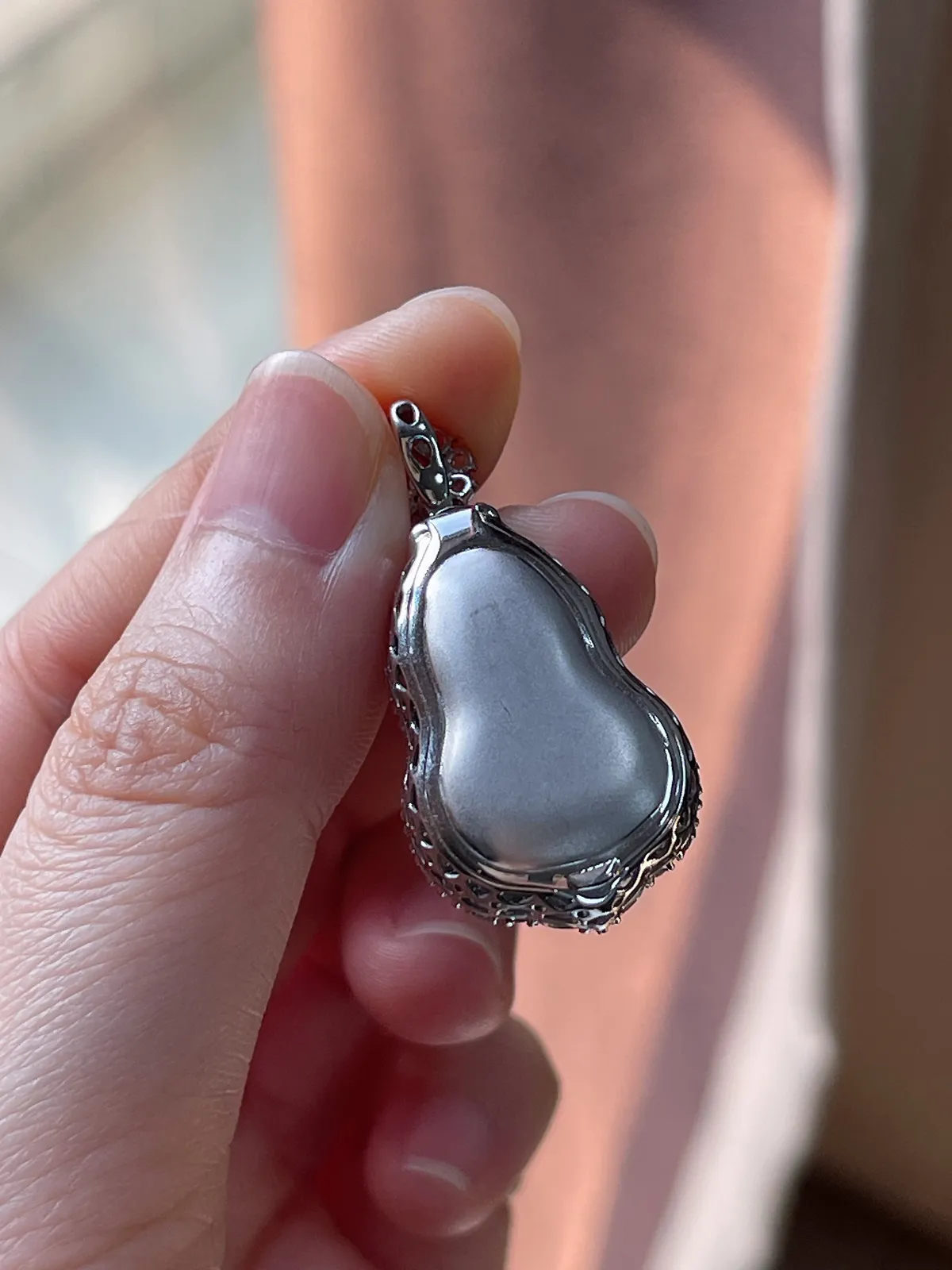 18k金翡翠冰糯种绿色葫芦吊坠