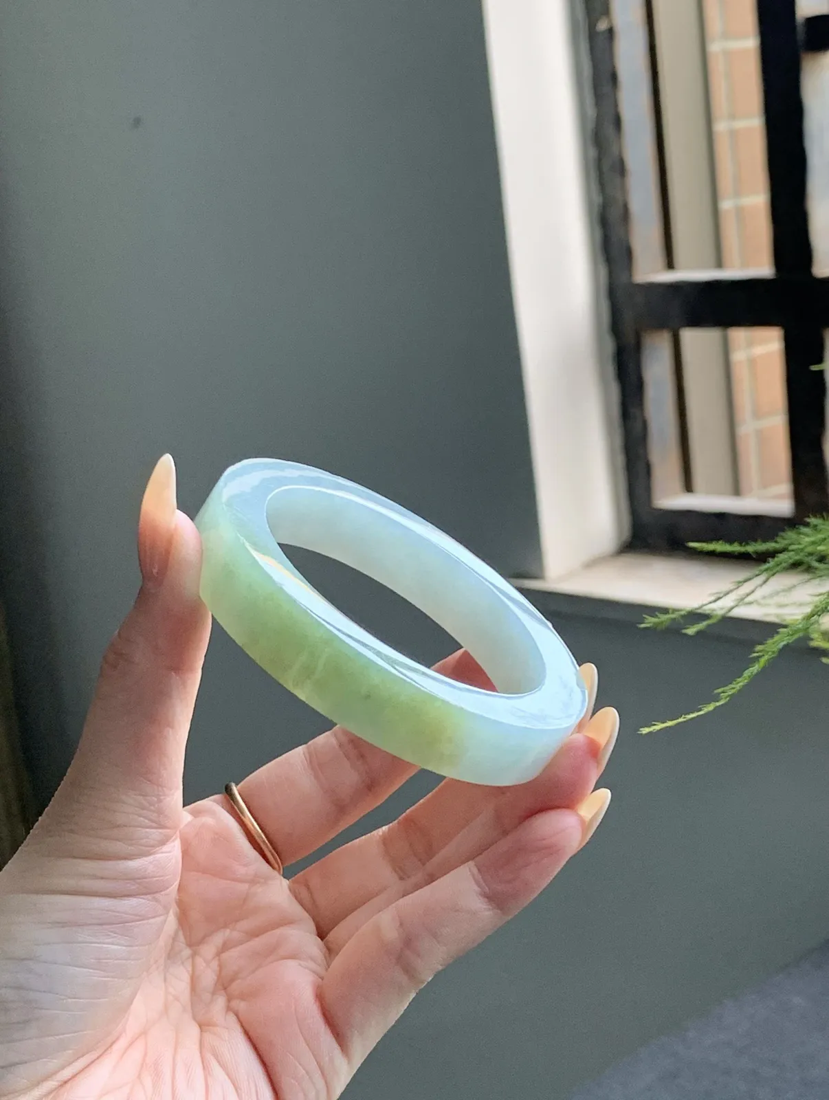 【冰胶黄翡半山水】