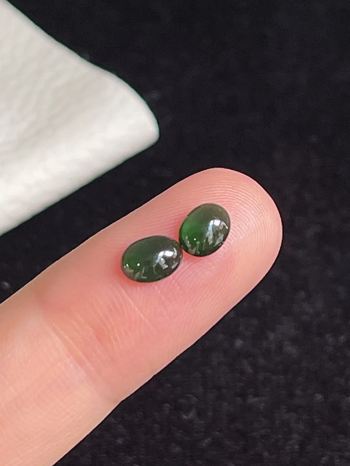 翡翠蛋面，单颗价