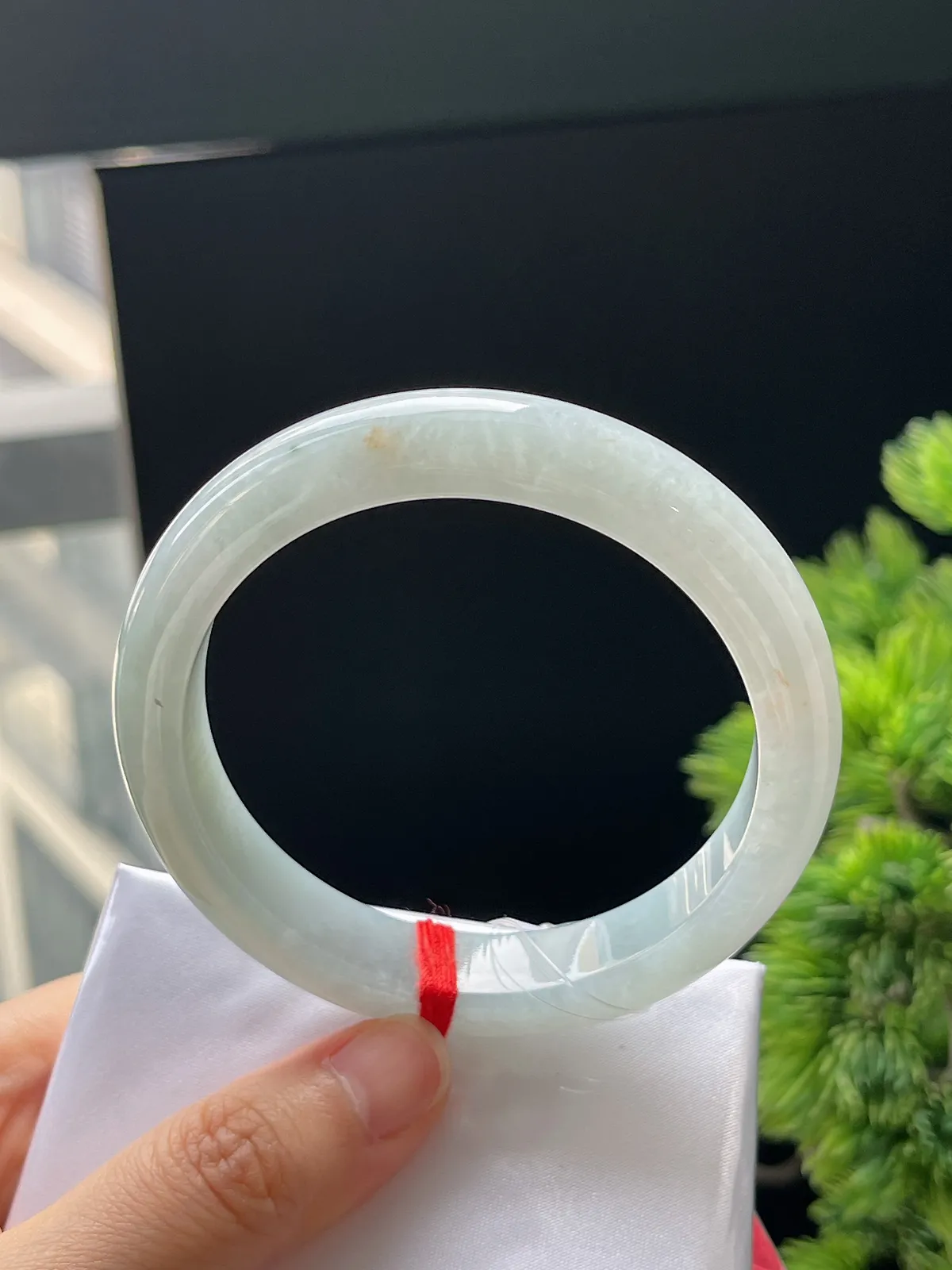 正圈57.7圈口，翡翠手镯