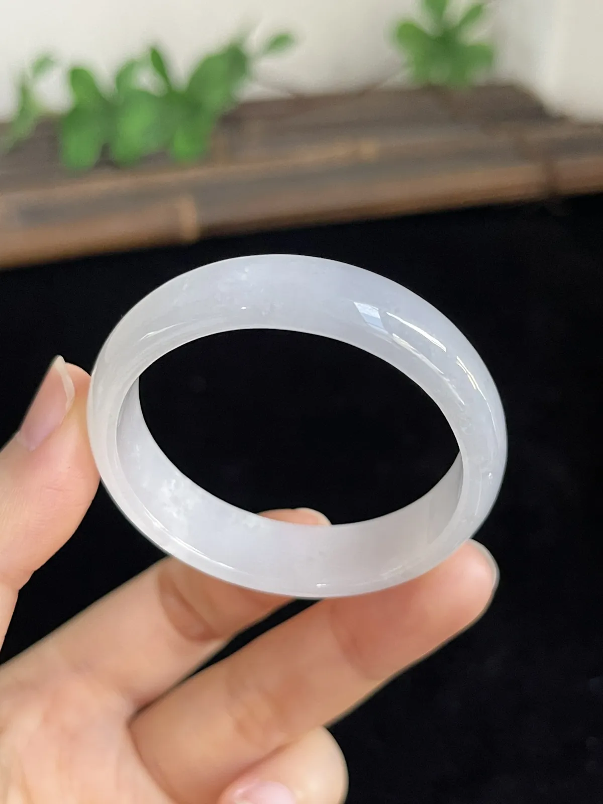 正圈42.3圈口，翡翠手镯