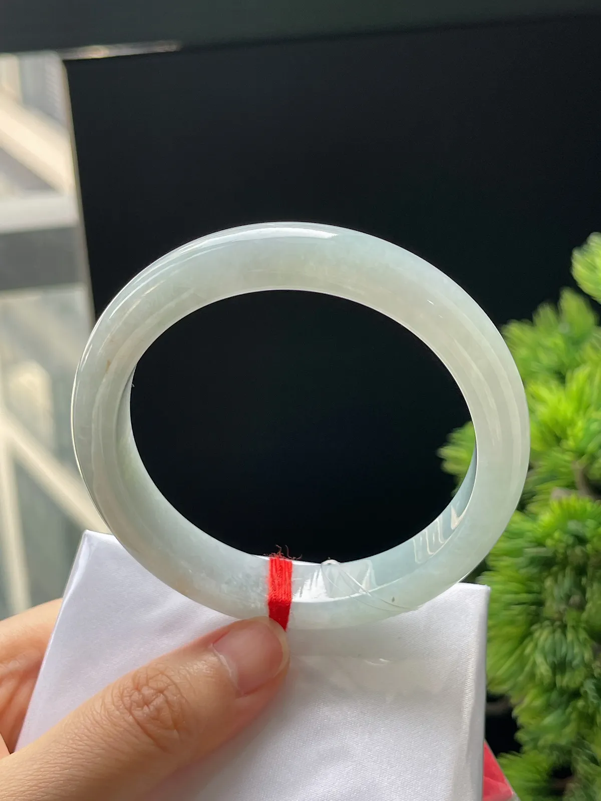 正圈57.7圈口，翡翠手镯