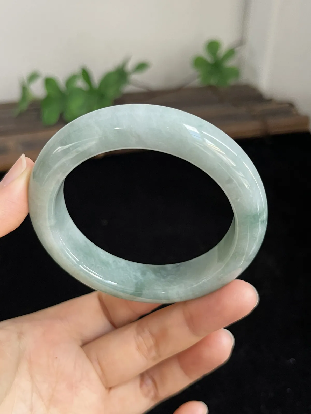 正圈53.7圈口，翡翠手镯