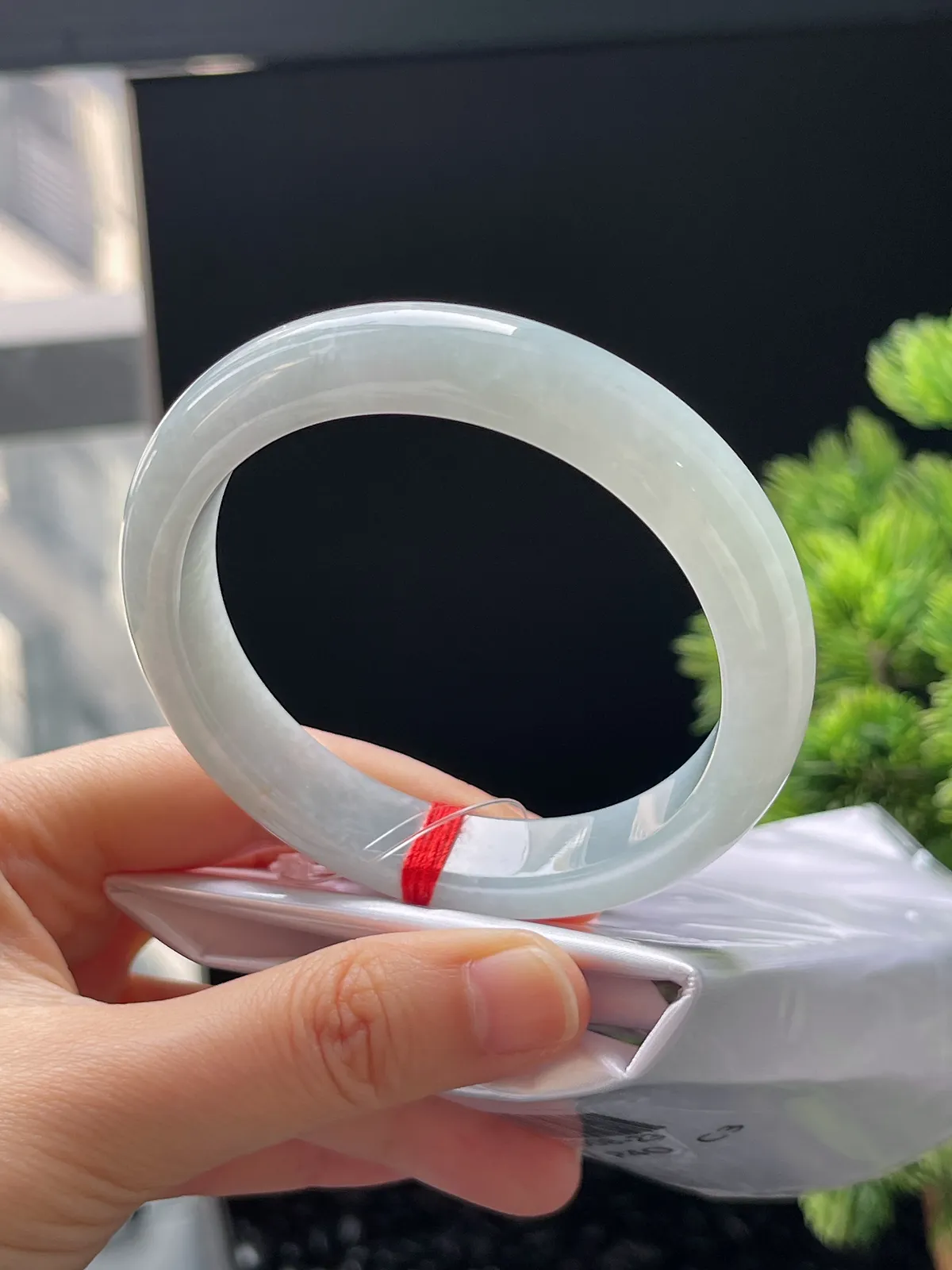 正圈57.7圈口，翡翠手镯