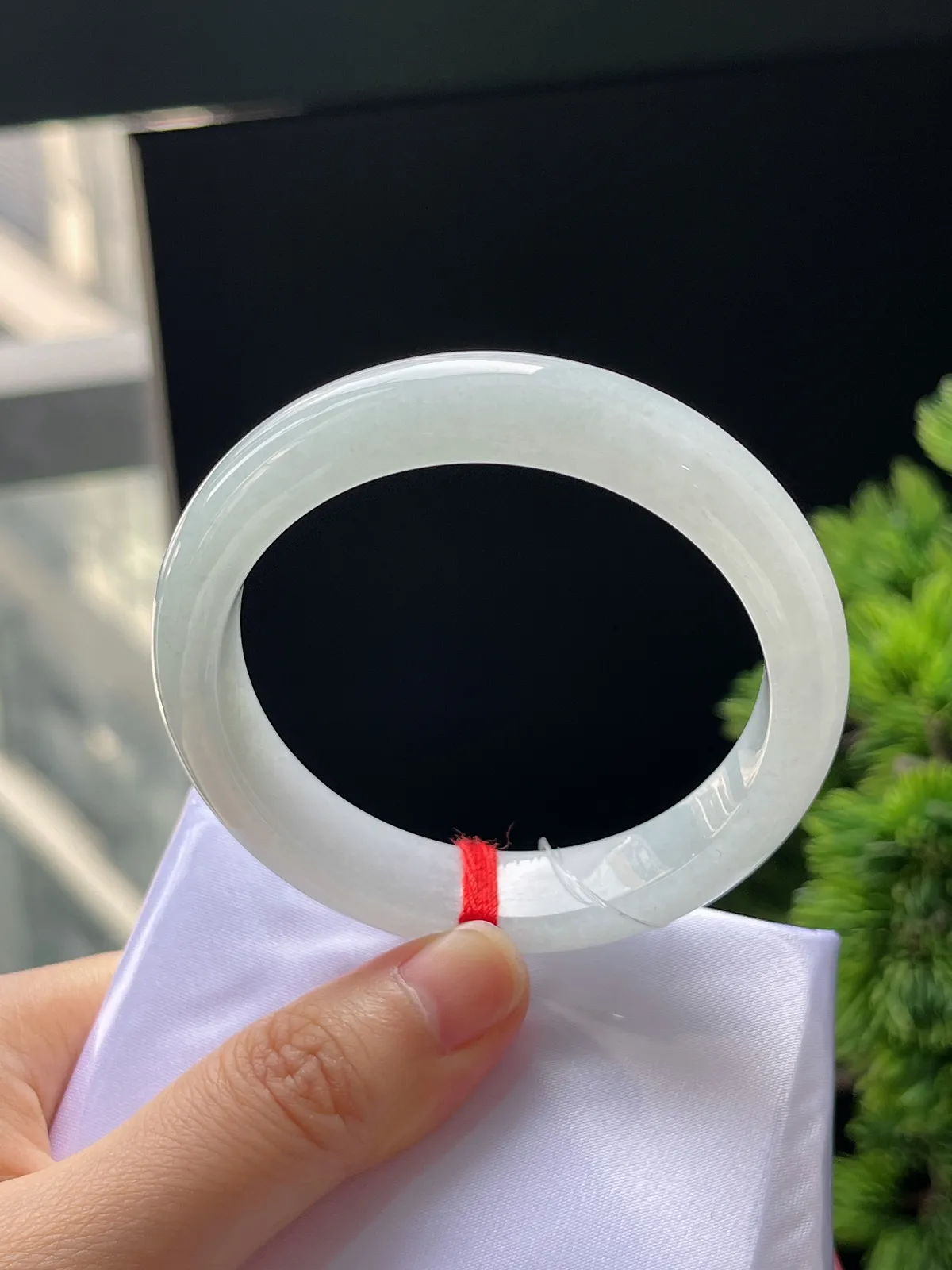 正圈52.3圈口，翡翠手镯