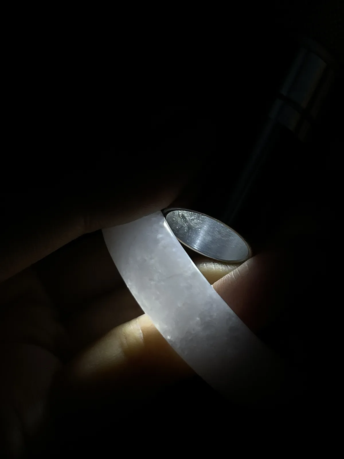 正圈42.3圈口，翡翠手镯