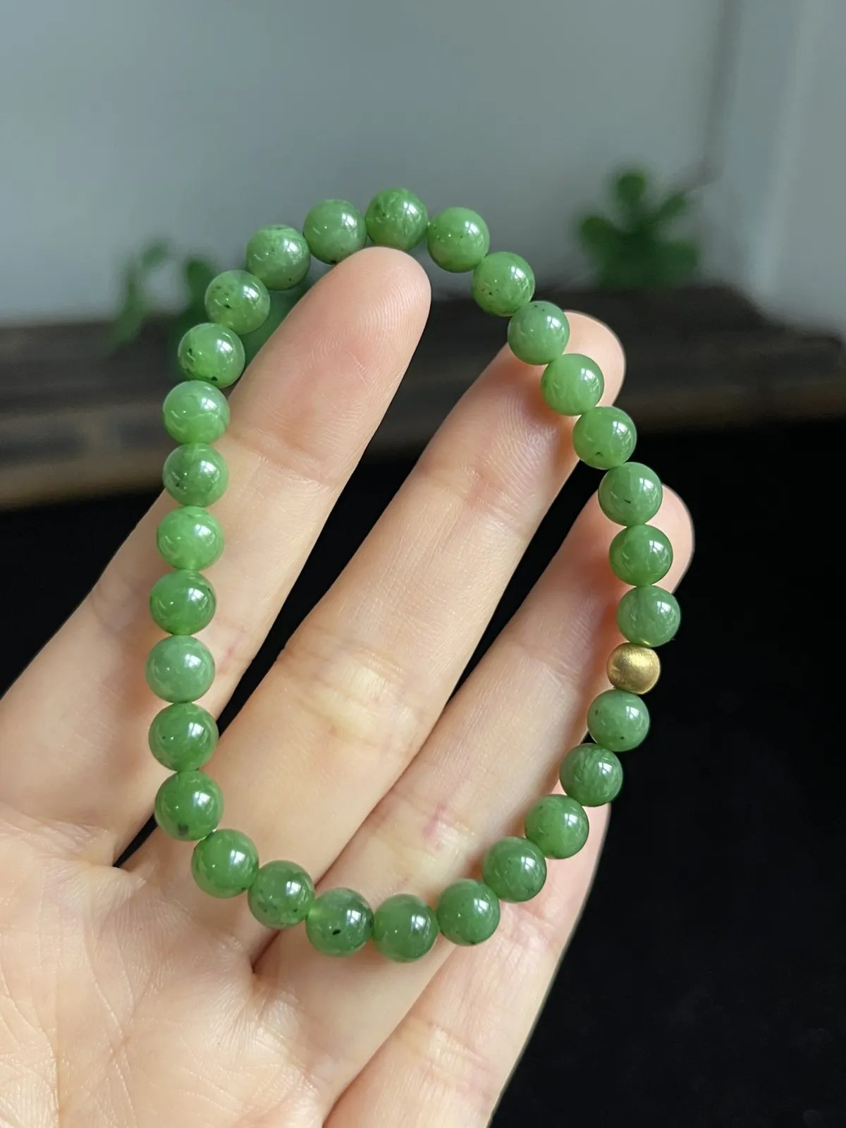 和田玉（碧玉）手链