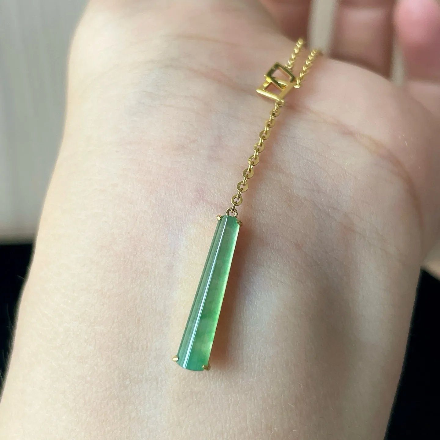 金镶-冰甜绿起光圆柱