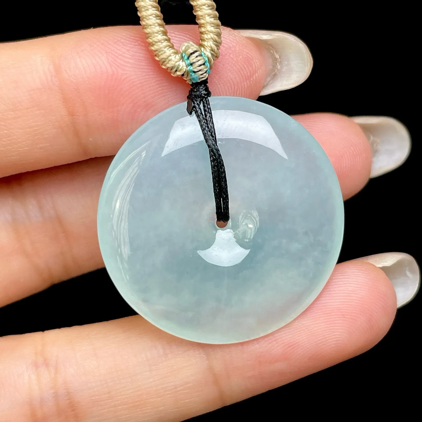 🧊高冰晴底大平安扣