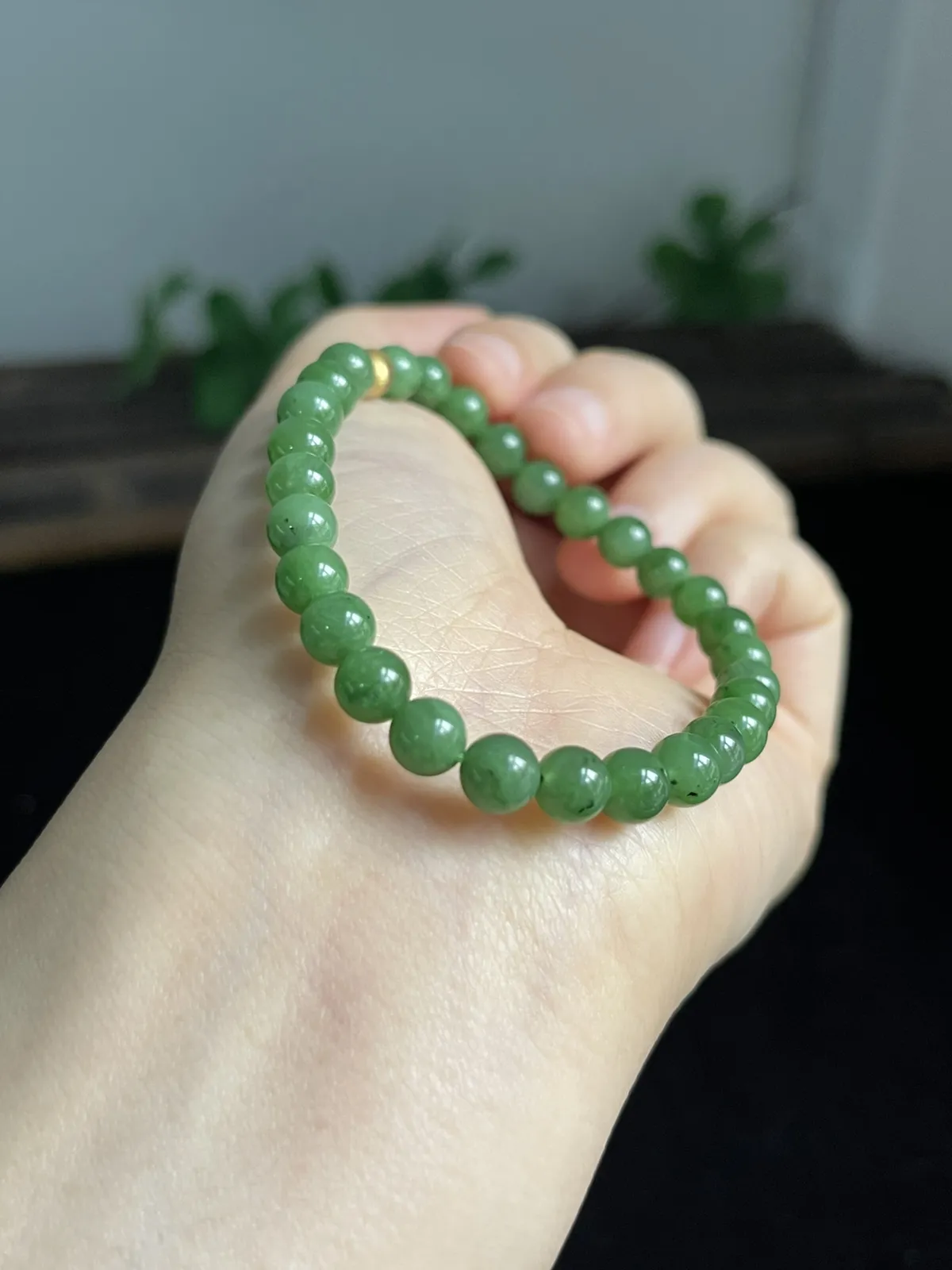 和田玉（碧玉）手链