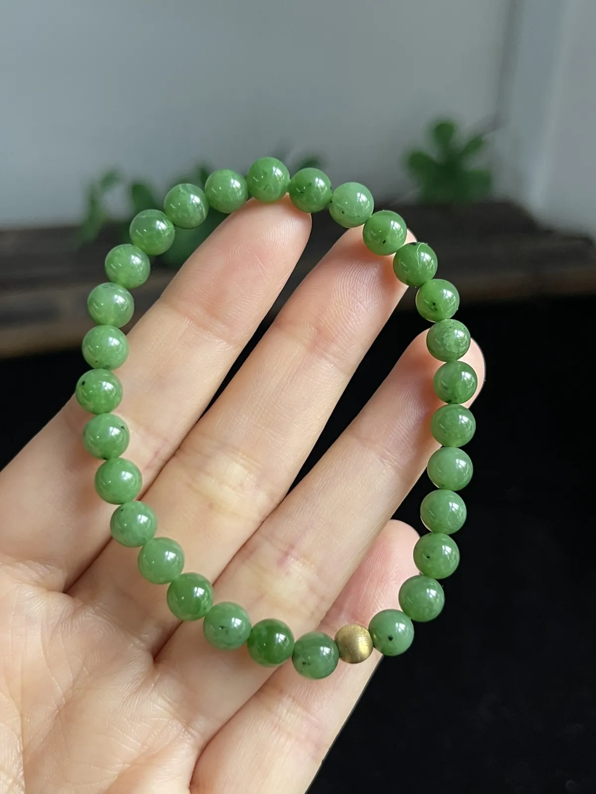 和田玉（碧玉）手链