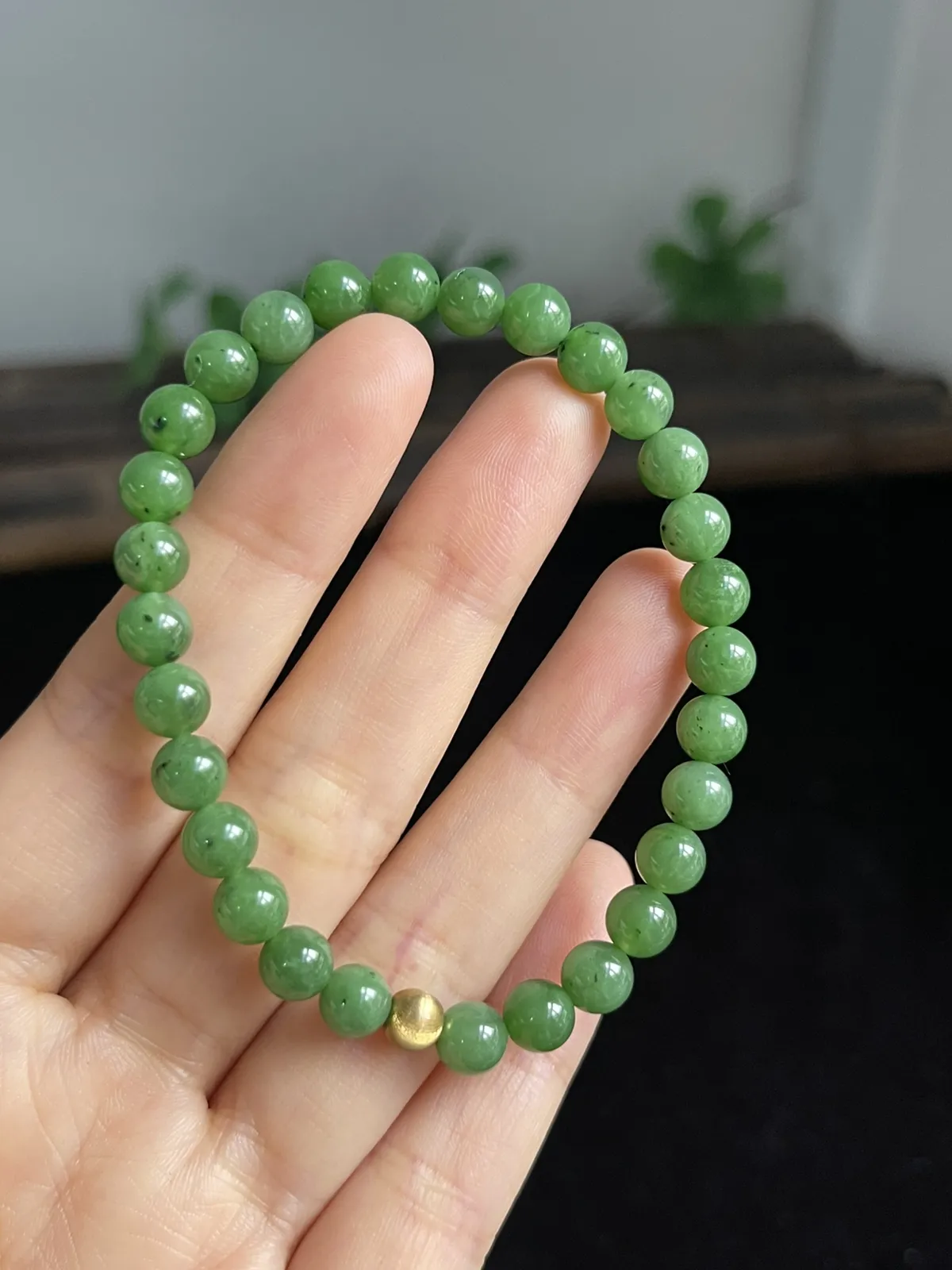 和田玉（碧玉）手链