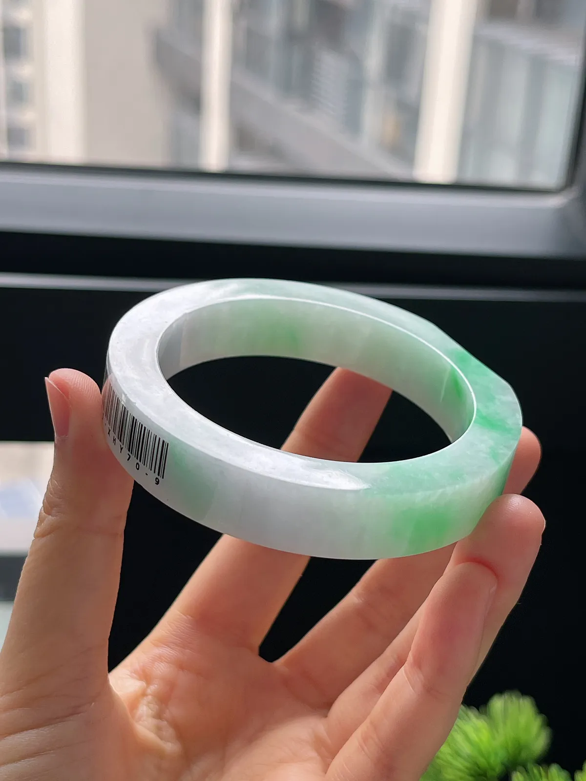 翡翠毛坯，⭕️正圈最大做55.6，最小做54.9