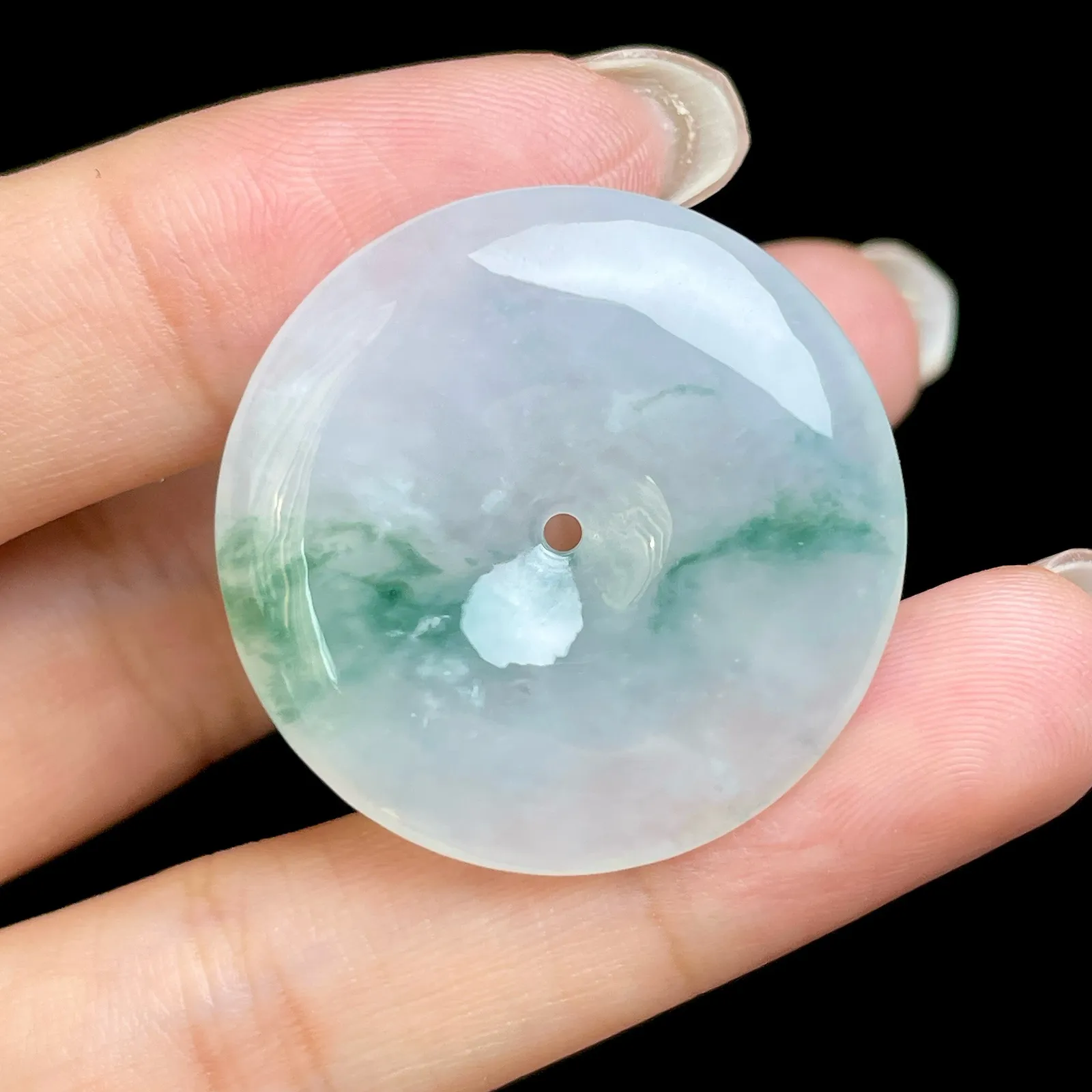 冰飘花大平安扣