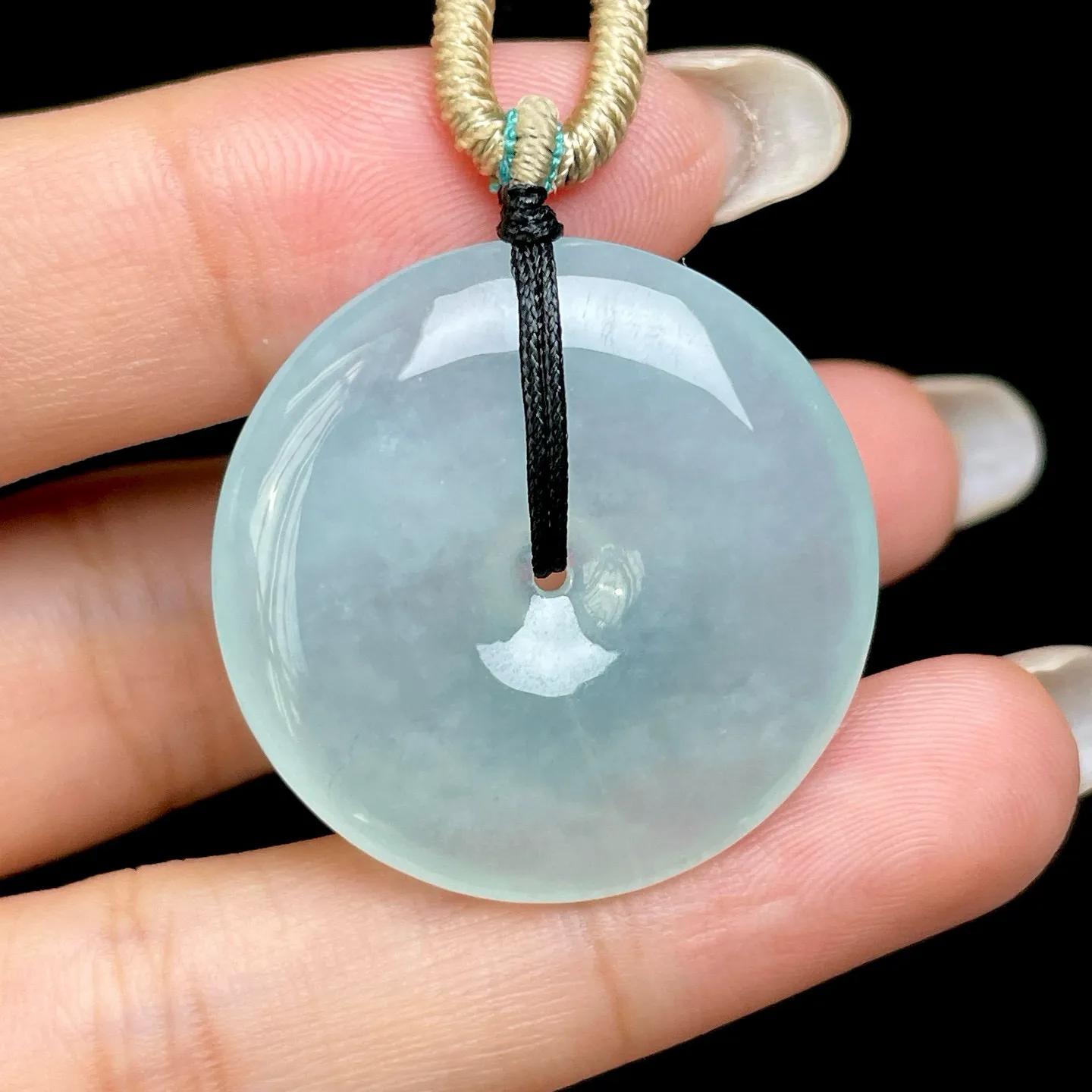 🧊高冰晴底大平安扣