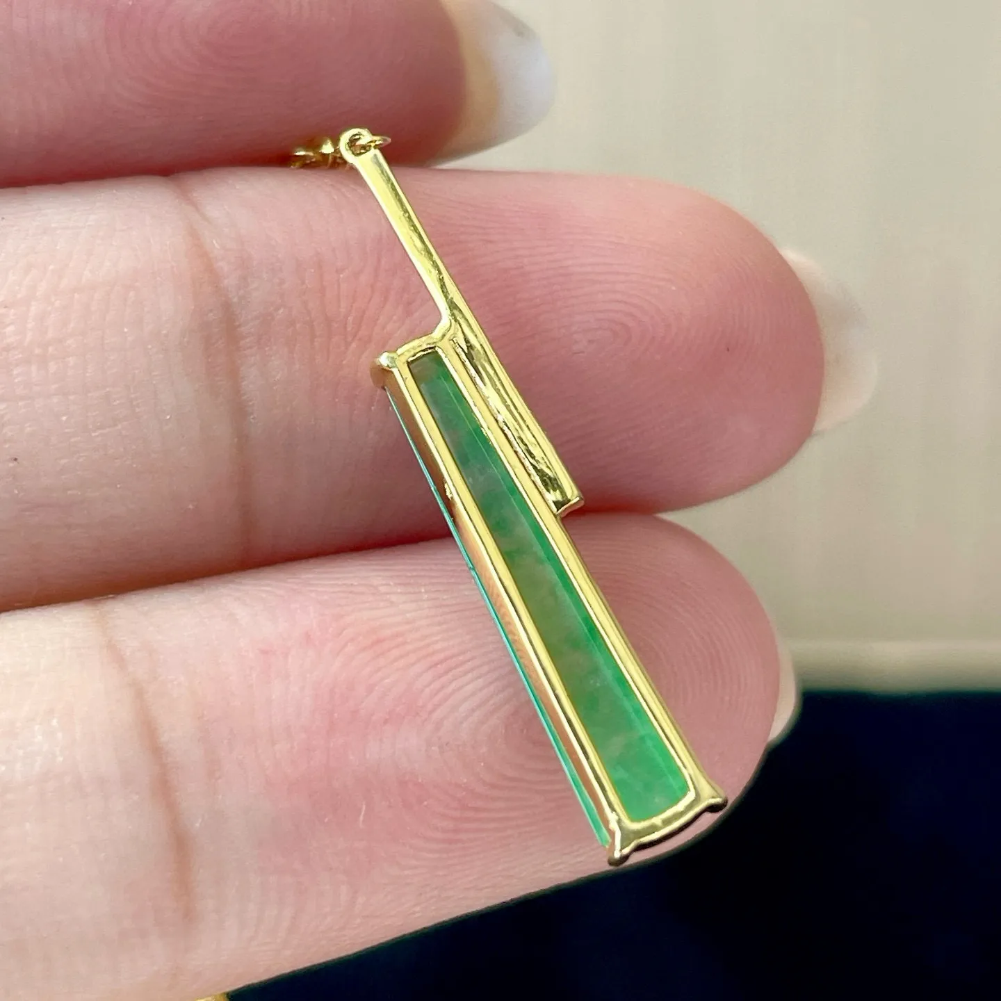 金镶-冰甜绿起光圆柱