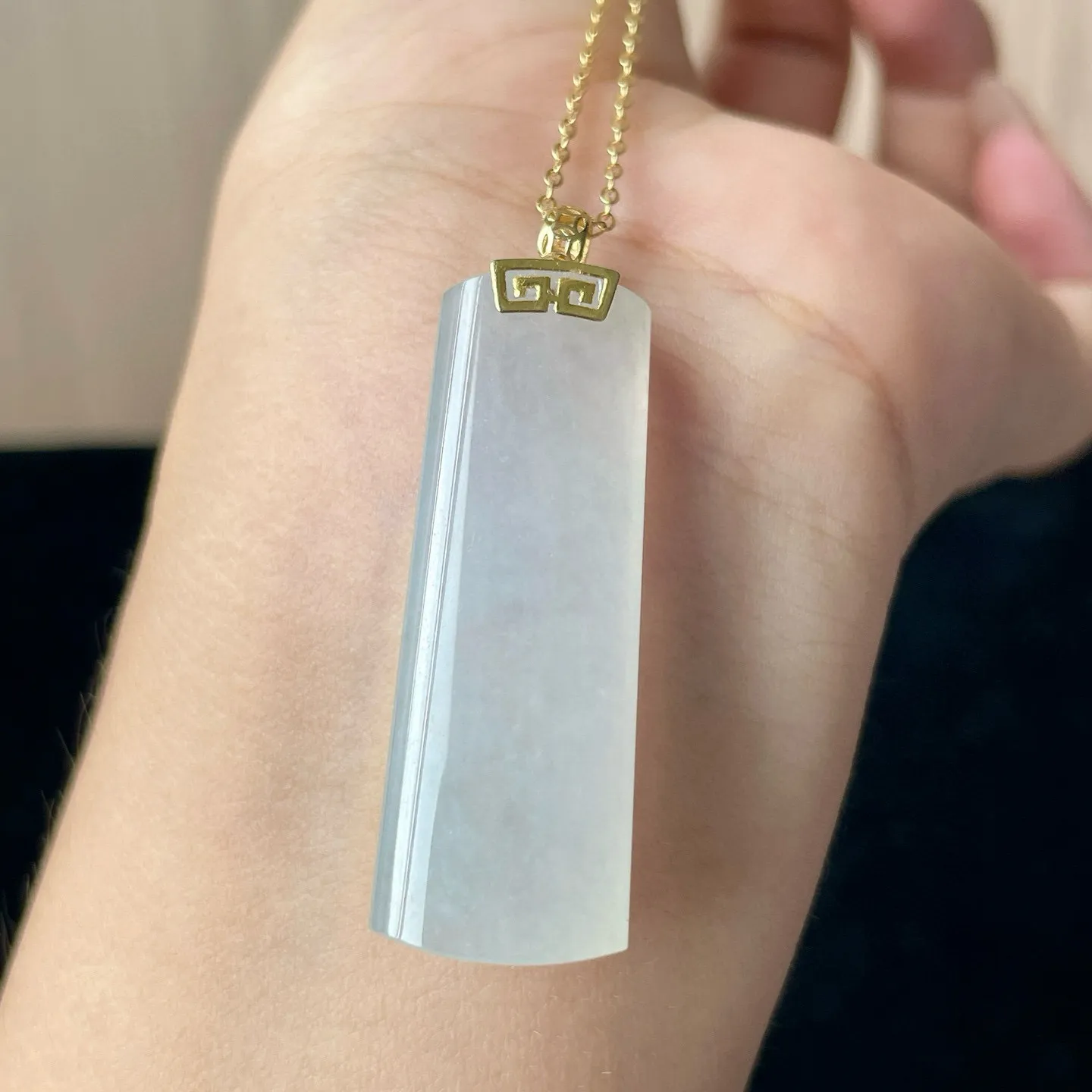 🧊金镶-高冰种无事牌