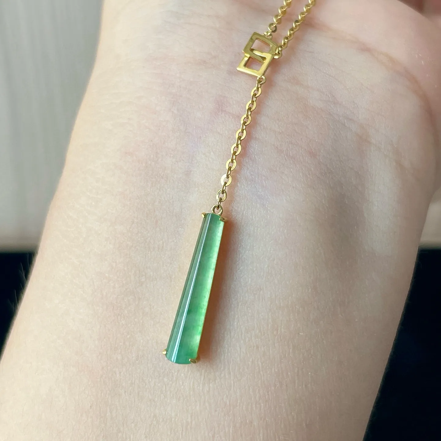 金镶-冰甜绿起光圆柱