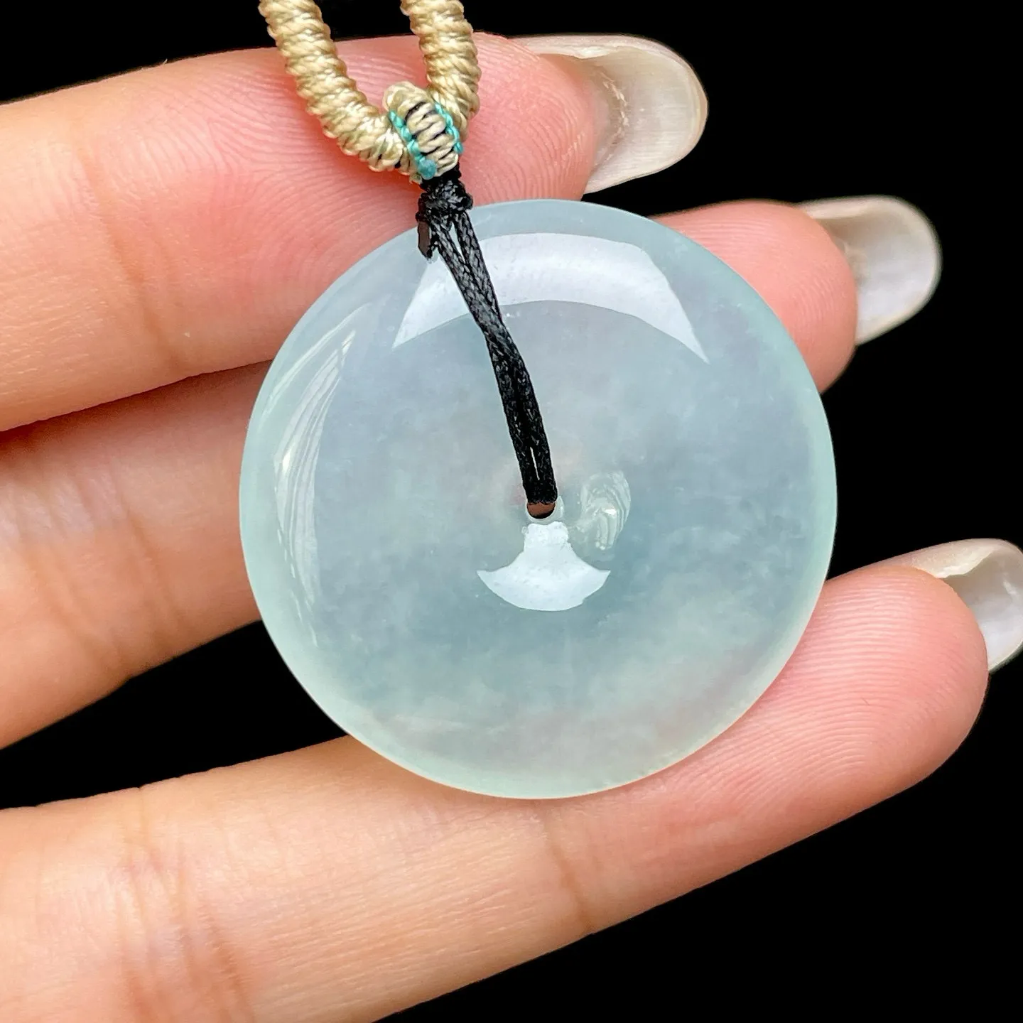 🧊高冰晴底大平安扣