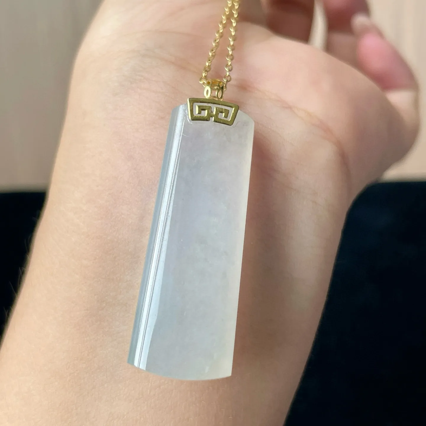 🧊金镶-高冰种无事牌