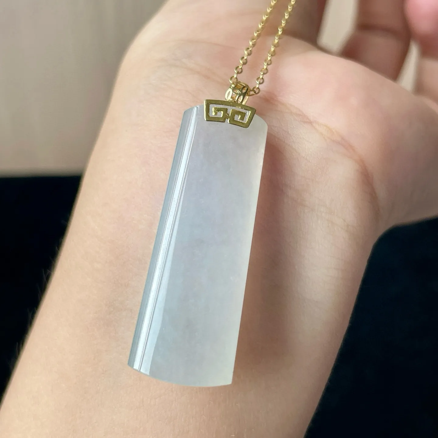 🧊金镶-高冰种无事牌