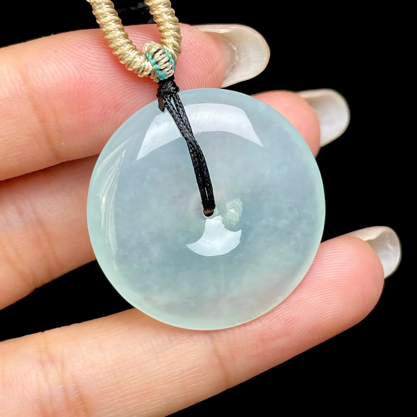 🧊高冰晴底大平安扣