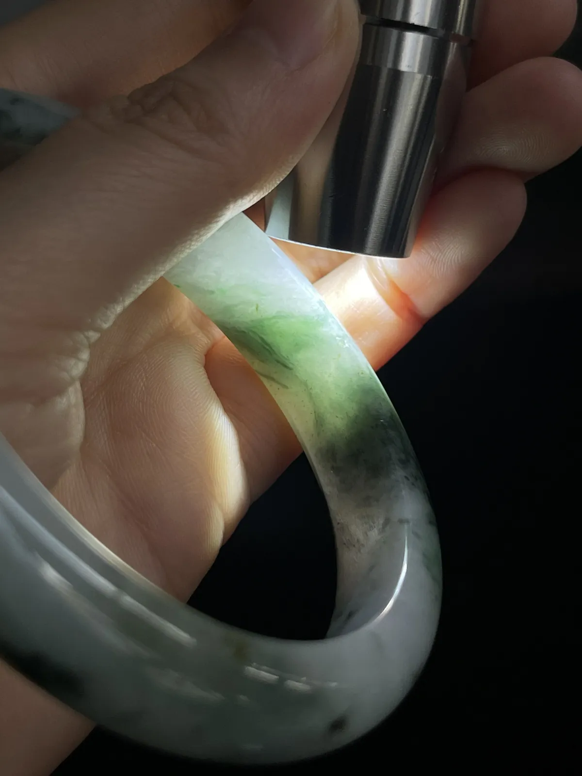 正圈57.5圈口，翡翠手镯