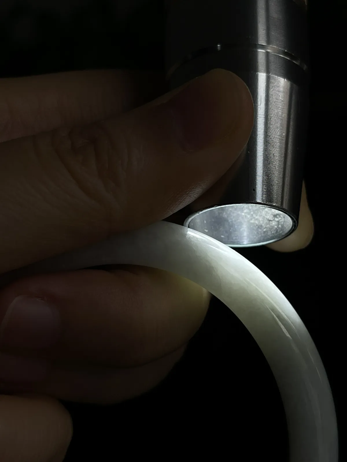 贵妃镯56.4圈口，翡翠手镯