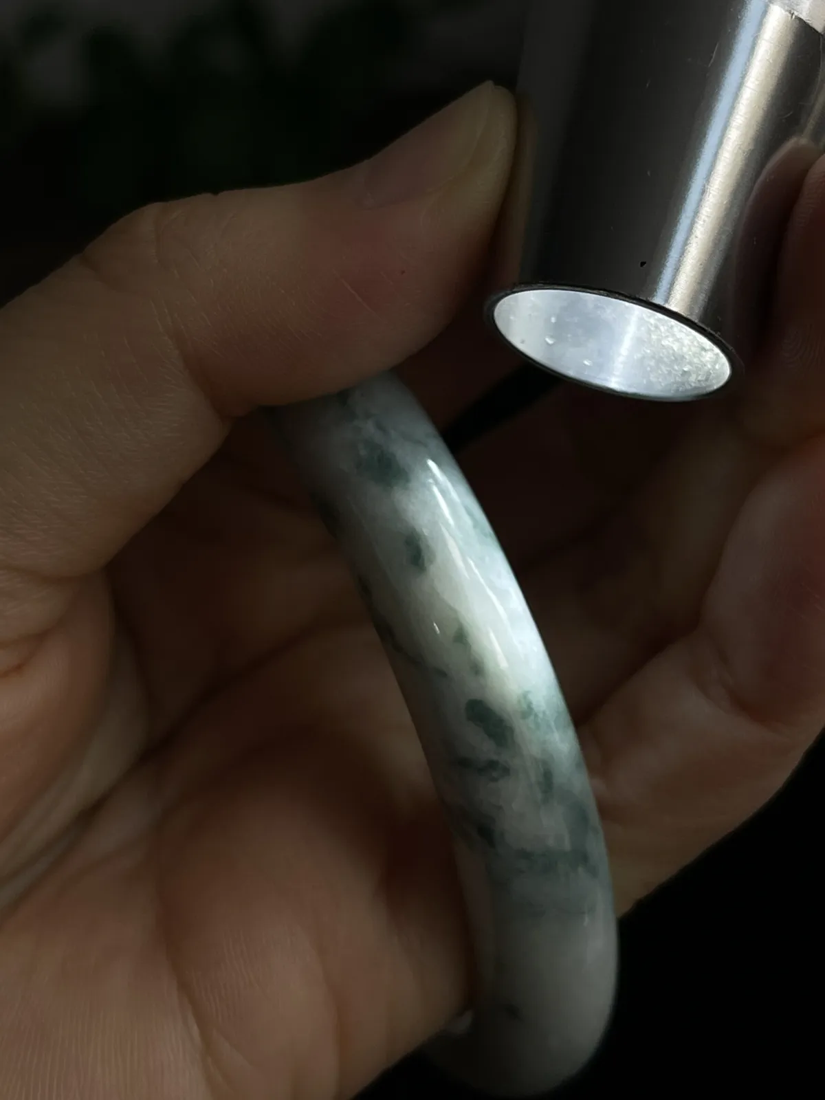 贵妃镯56.4圈口，翡翠手镯