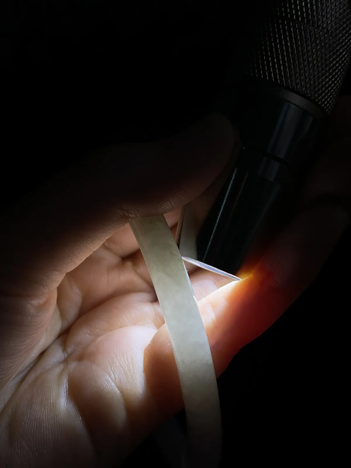 圆镯62圈口，翡翠手镯