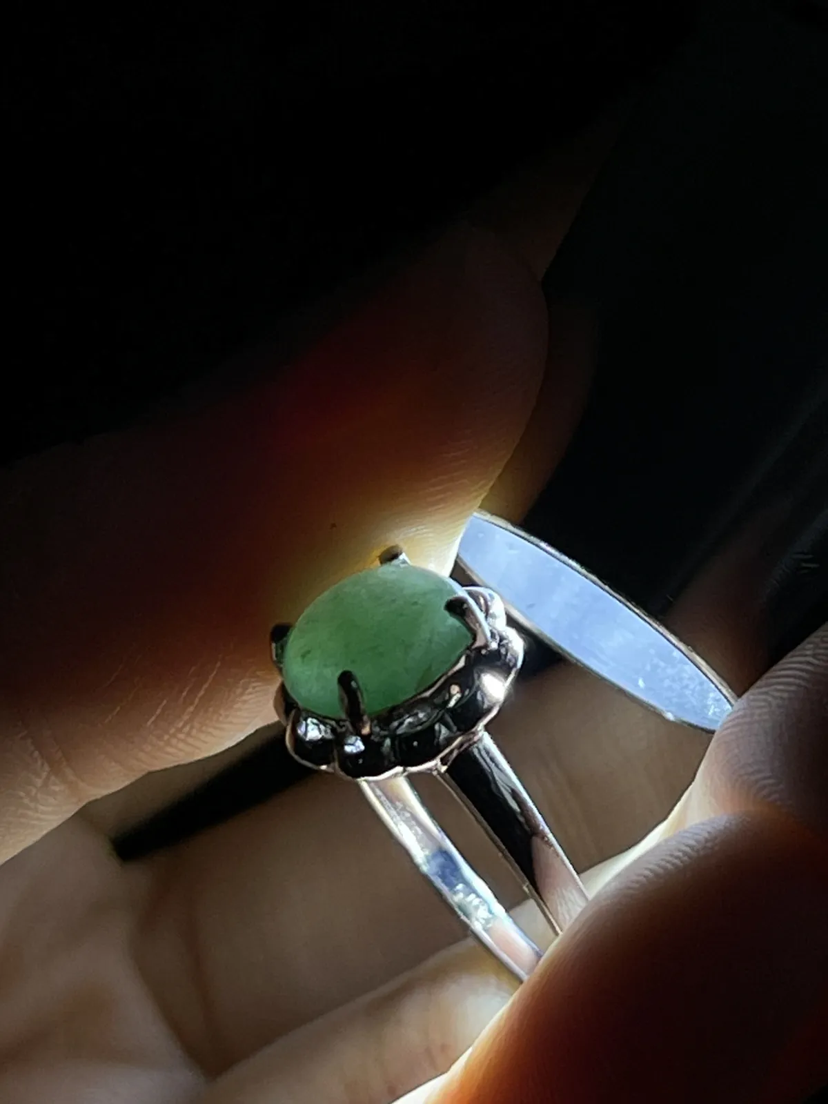 翡翠女戒，印记：G750