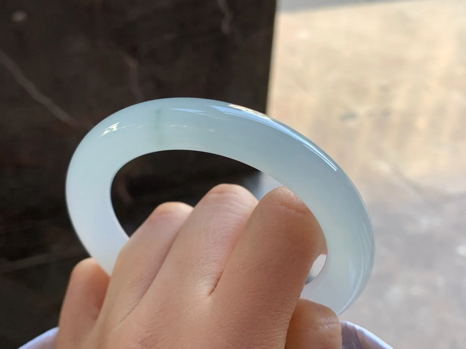 56-10.8

冰种圆条手镯^_^清新冰透