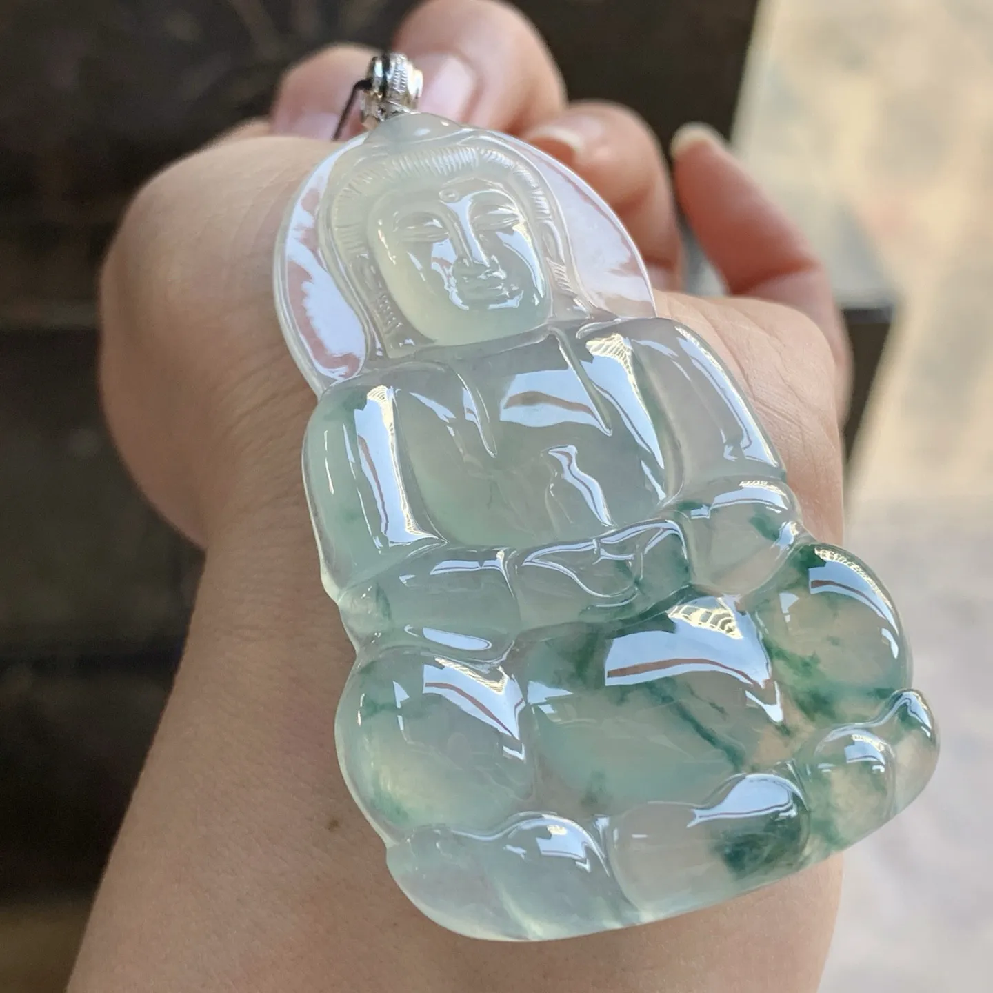 金扣蓝花观音^_^正装