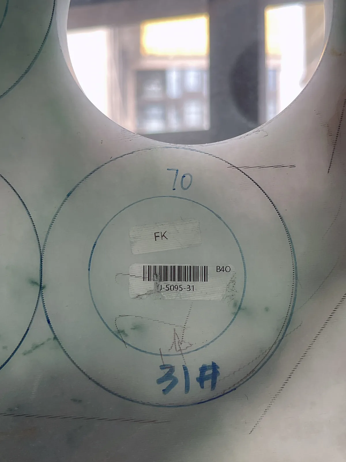 翡翠板料，⭕️正圈最大做54，圆条最大做50